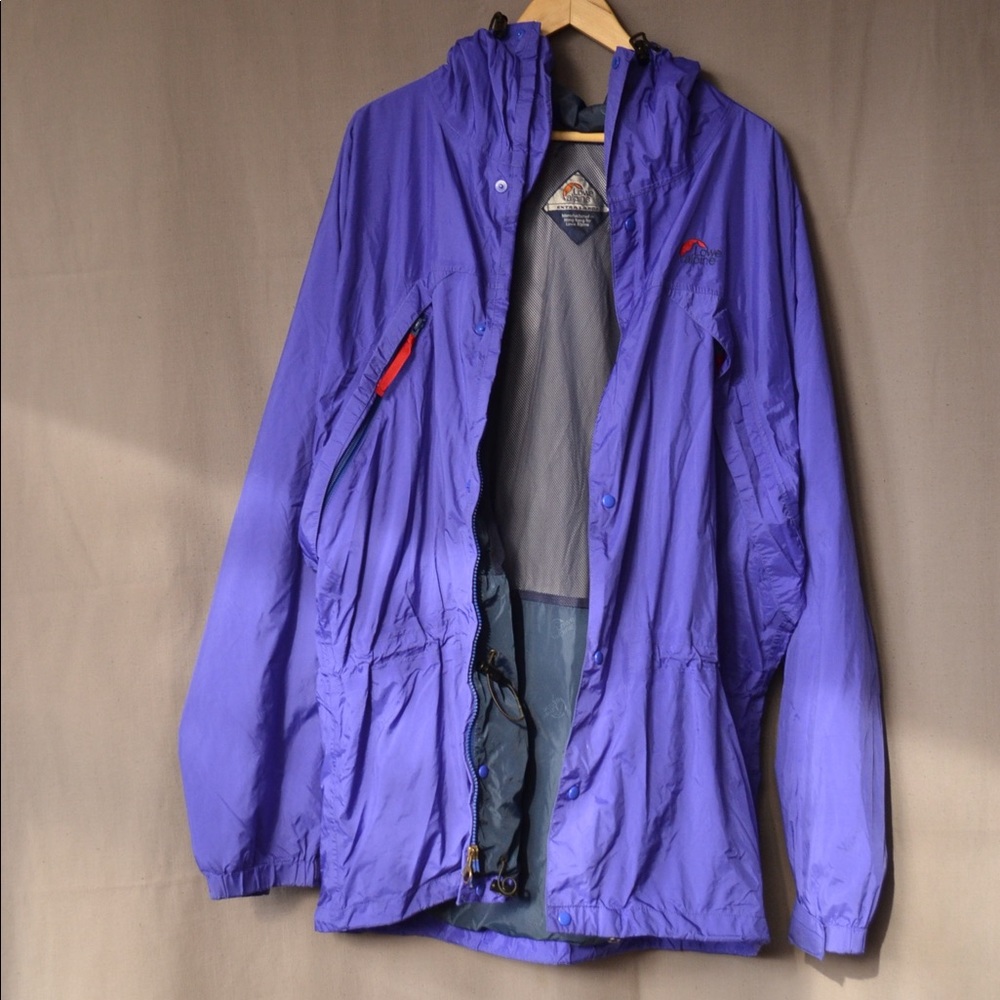 Vintage Lowe Alpine light rain jacket, XL